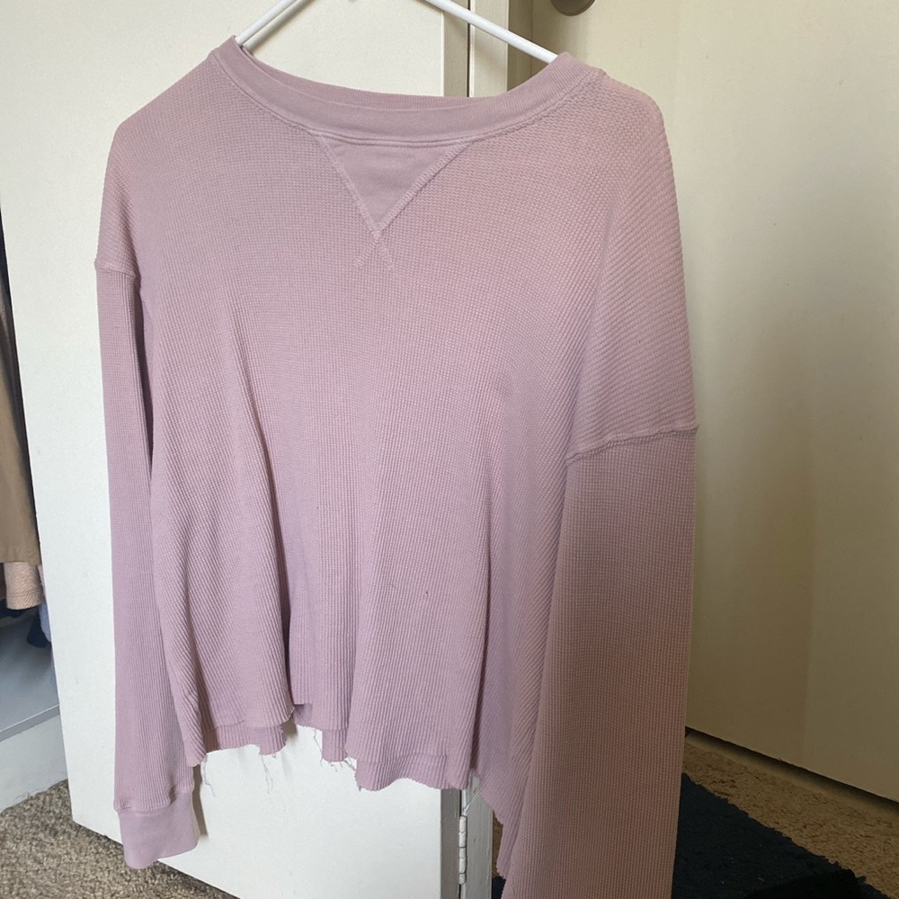 brandy melville blush ribbed sweater💓